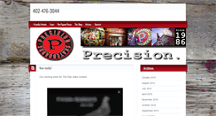 Desktop Screenshot of precisionskateboard.com